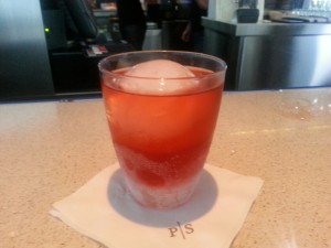 One of Rocco's Negroni variations at P/S