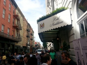 The 'Texas Tailgate' welcomed early conference-goers outside the Hotel Monteleone, TOTC headquarters 