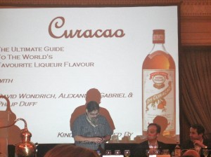 Esquire magazine's cocktail guru, David Wondrich, helped lead a session on Curacao