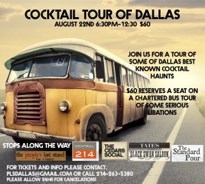 Dallas cocktail tour