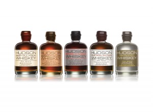 The Hudson Whiskey collection. (Photo courtesy of Hudson Whiskey)